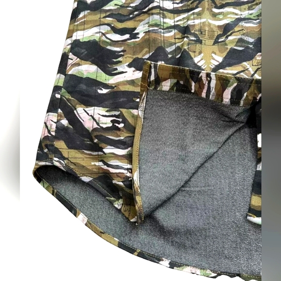 NWOT All Saints Inez Oniyuri Shirt Dress Khaki Green Size 8 - Picture 12 of 13